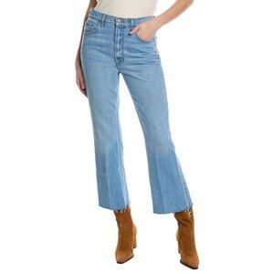 MOTHER Denim SNACKS! The Nutty Ankle Fray Nothing Else Like It Relaxed Jean